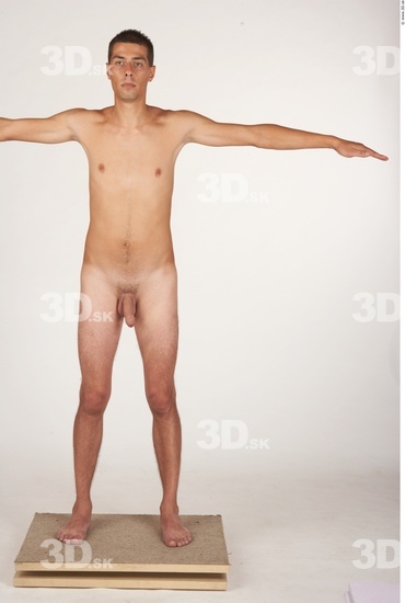 Whole Body Man T poses Nude Average Studio photo references