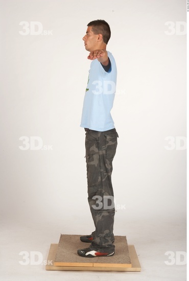 Whole Body Man T poses Casual Average Studio photo references