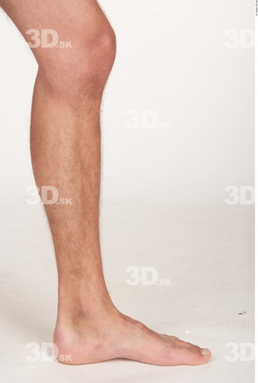 Calf Whole Body Man Nude Average Studio photo references