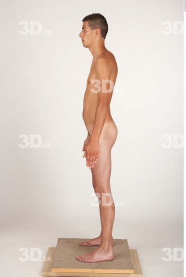 Whole Body Man Nude Average Studio photo references