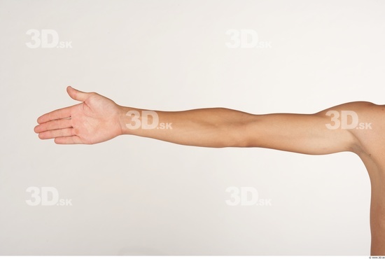 Arm Whole Body Man Nude Average Studio photo references