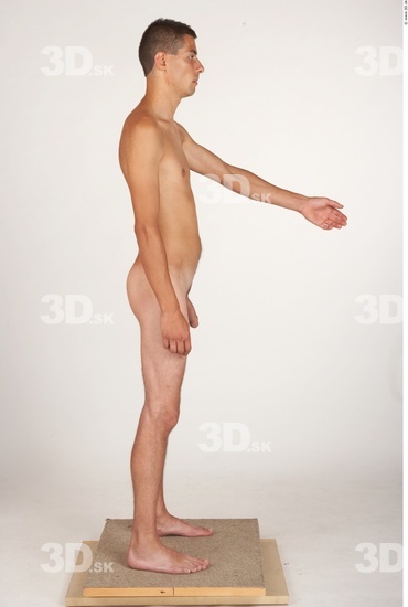 Whole Body Man Nude Average Studio photo references