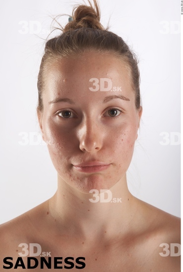 Face Emotions Woman White Chubby