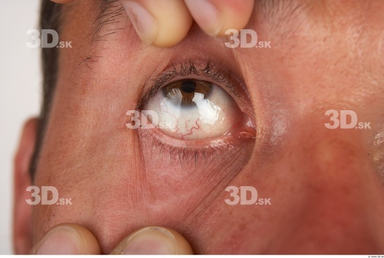 Eye Whole Body Man White Average Studio photo references