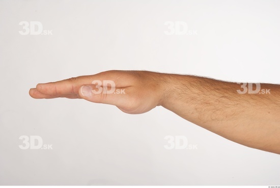 Hand Whole Body Man White Average Studio photo references