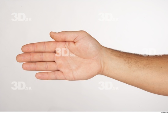 Hand Whole Body Man White Average Studio photo references