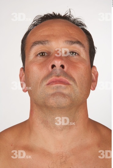 Whole Body Head Man White Average Studio photo references