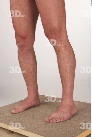 Calf Whole Body Man White Nude Average Studio photo references