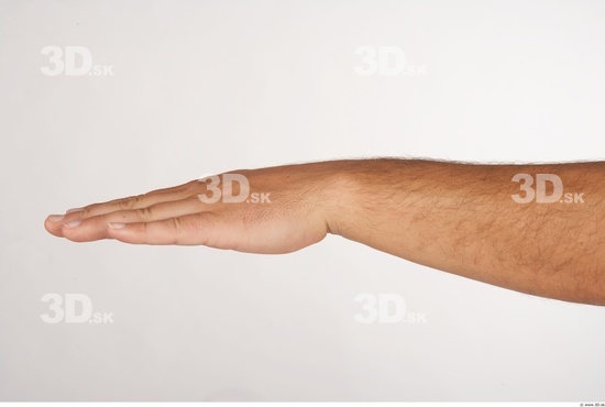 Hand Whole Body Man White Average Studio photo references