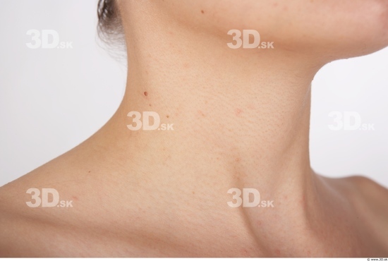 Neck Whole Body Woman Nude Slim Studio photo references