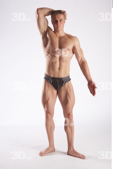 Leg Phonemes Man Other White Nude Muscular Male Studio Poses