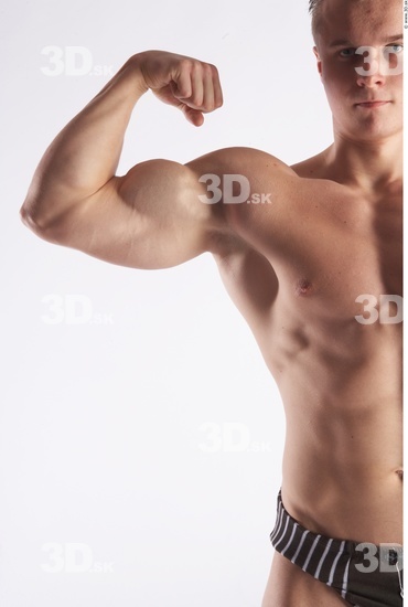 Leg Phonemes Man Other White Nude Muscular Male Studio Poses