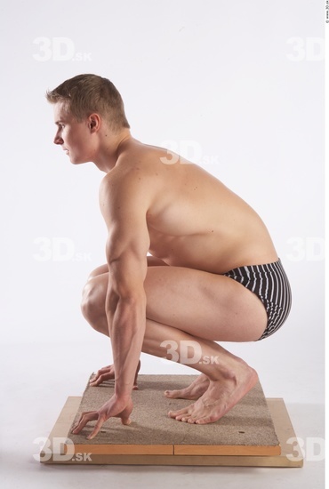 Leg Phonemes Man Other White Nude Muscular Male Studio Poses