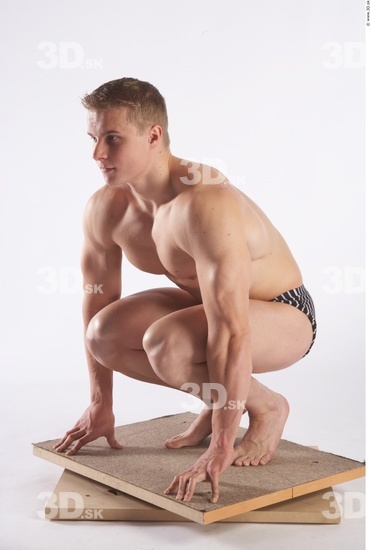 Leg Phonemes Man Other White Nude Muscular Male Studio Poses