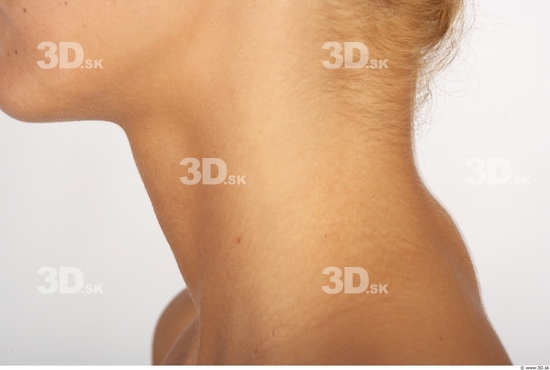 Neck Whole Body Woman Nude Slim Studio photo references