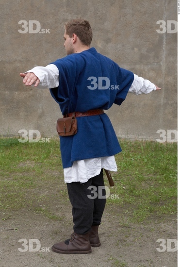 Whole Body Man White Historical Average Costume photo references