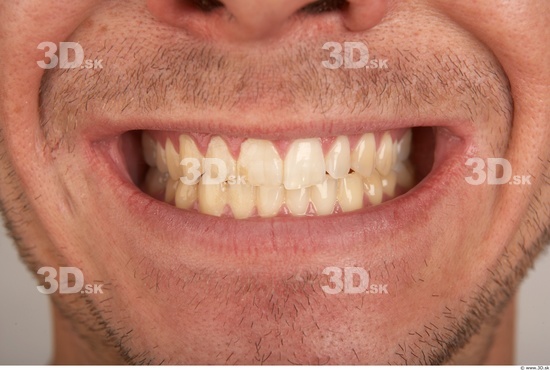 Whole Body Teeth Man Muscular Studio photo references