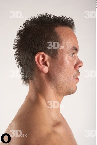 Face Whole Body Phonemes Man Muscular Studio photo references