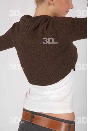 Upper Body Whole Body Woman Casual Sweater Slim Studio photo references