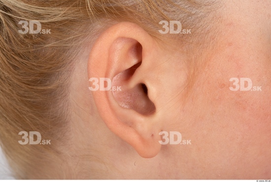 Ear Whole Body Woman Slim Studio photo references