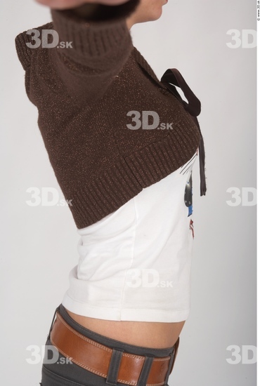 Upper Body Whole Body Woman Casual Sweater Slim Studio photo references