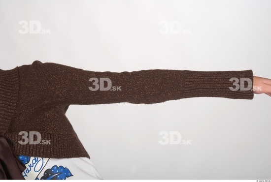 Arm Whole Body Woman Casual Sweater Slim Studio photo references