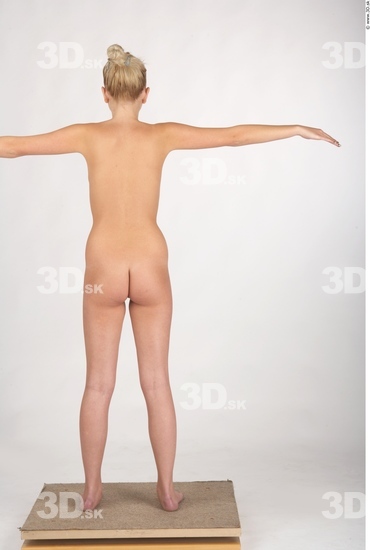 Whole Body Woman T poses Nude Slim Studio photo references