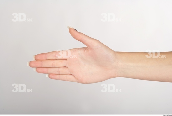 Hand Whole Body Woman Slim Studio photo references