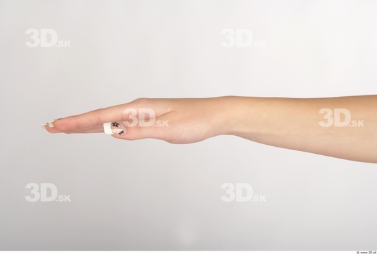 Hand Whole Body Woman Slim Studio photo references