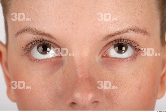 Eye Whole Body Woman Slim Studio photo references