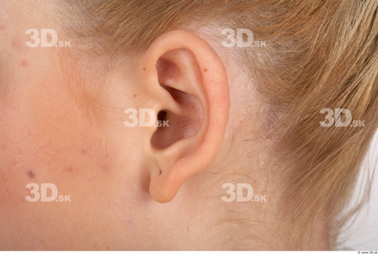 Ear Whole Body Woman Slim Studio photo references