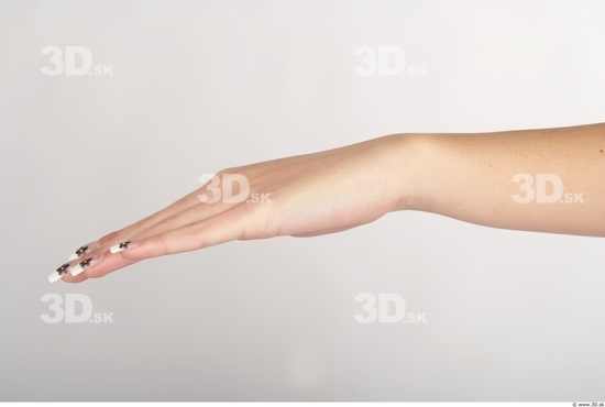 Hand Whole Body Woman Slim Studio photo references