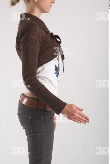 Arm Woman Animation references White Casual Sweater Slim