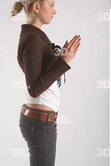 Arm Woman Animation references White Casual Sweater Slim