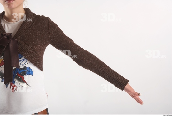 Arm Woman Animation references White Casual Sweater Slim