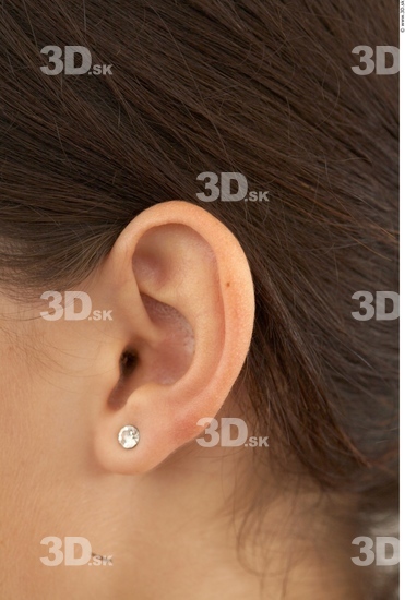 Ear Woman White Jewel Average