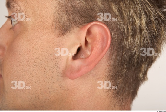 Ear Whole Body Man Muscular Studio photo references