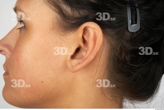 Ear Whole Body Woman Slim Studio photo references