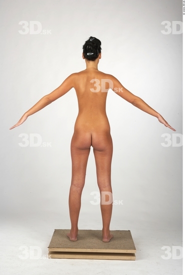 Whole Body Woman Nude Slim Studio photo references