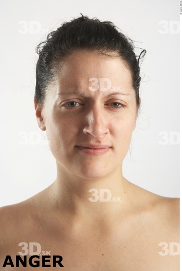 Face Emotions Woman White Average