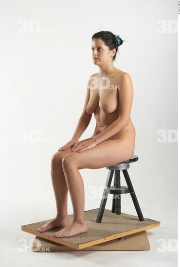 Whole Body Woman Artistic poses White Nude Average