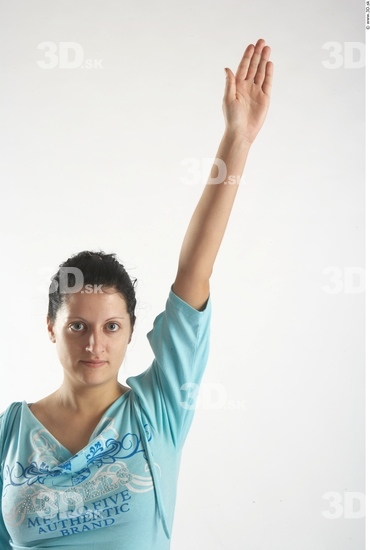 Arm Woman Animation references White Casual T shirt Average