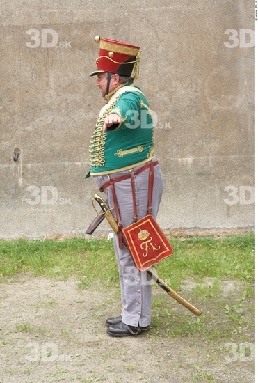 Whole Body Man White Historical Caps & Hats Overweight Costume photo references