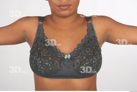 Chest Whole Body Woman Underwear Bra Chubby Studio photo references