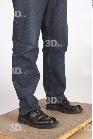 Calf Whole Body Man Casual Jeans Average Studio photo references