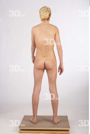 Whole Body Man Animation references Nude Slim Studio photo references