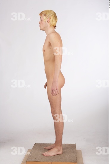 Whole Body Man Animation references Nude Slim Studio photo references