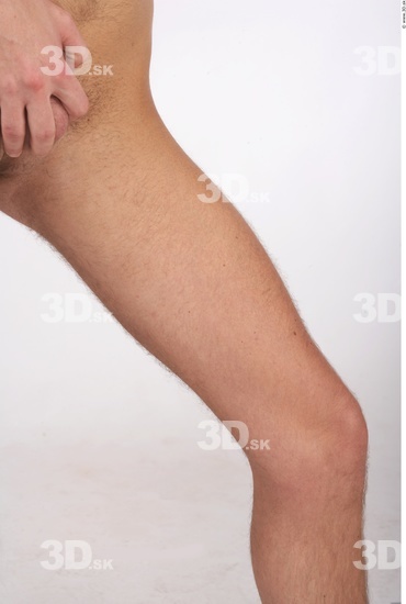 Thigh Whole Body Man Nude Slim Studio photo references