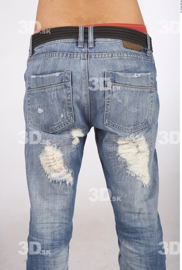 Thigh Whole Body Man Casual Jeans Slim Studio photo references