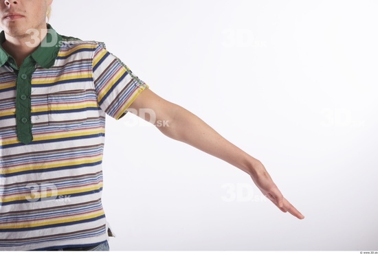 Arm Man Animation references White Casual T shirt Slim